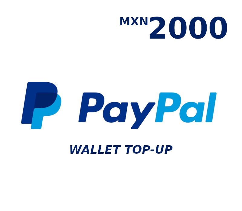 PayPal Wallet MXN 2000 Top Up cover art