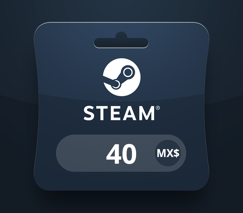 Steam Wallet MXN 40 Gift Card cover art