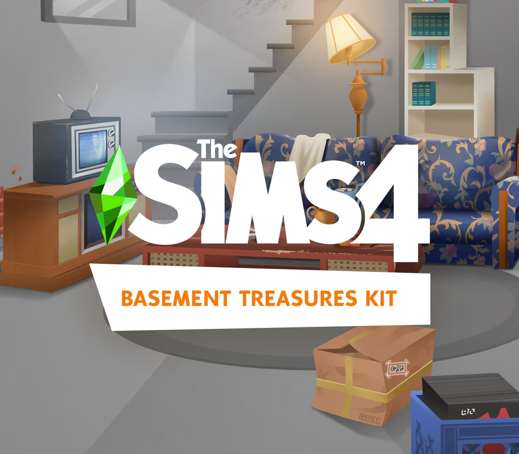 The Sims 4 - Basement Treasures Kit DLC cover art