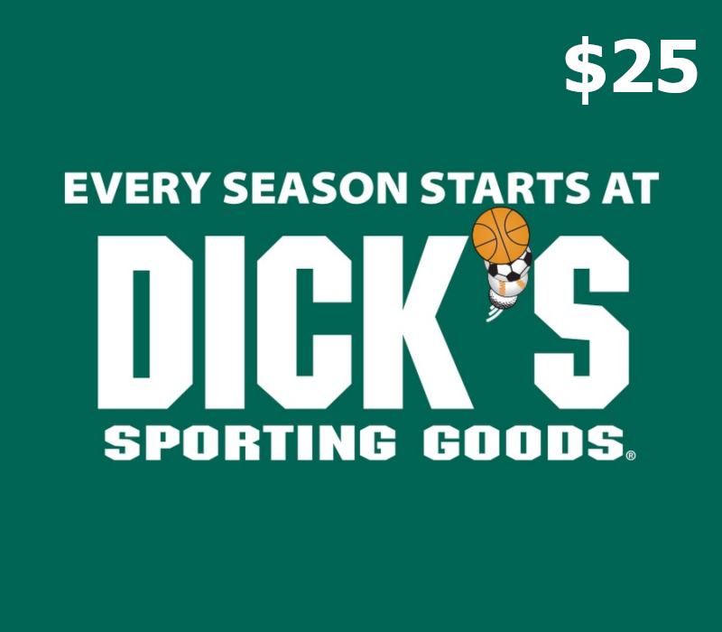 Dicks Sporting Goods $25 Gift Card cover art