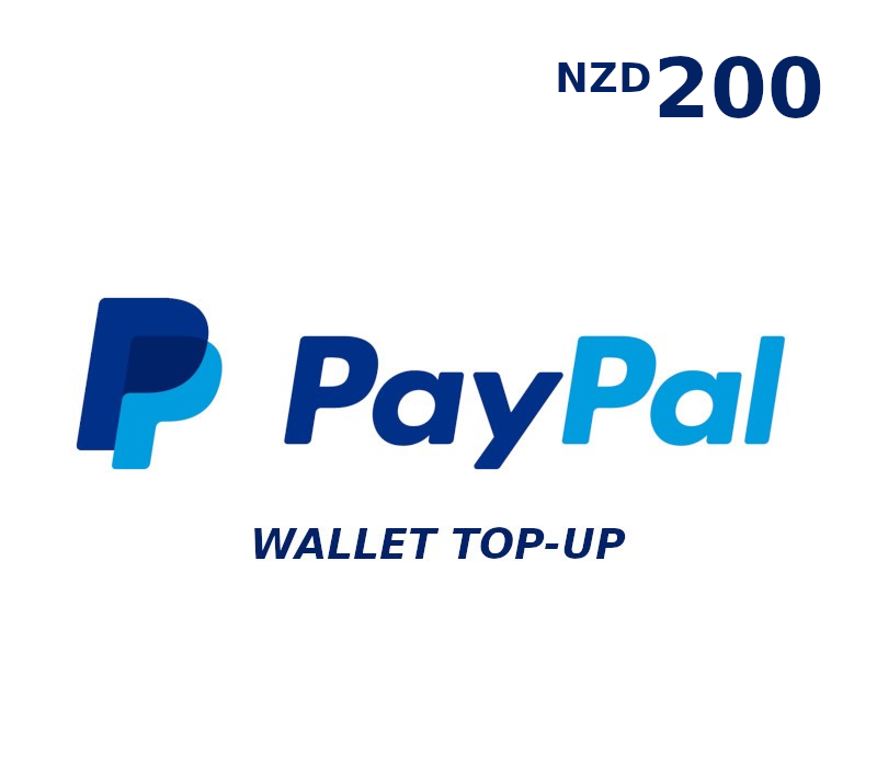 PayPal Wallet NZD 200 Top Up cover art