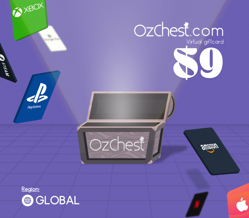 Ozchest $9 Gift Card cover art