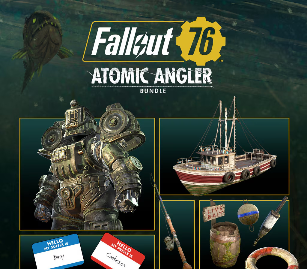 Fallout 76 - Atomic Angler Bundle DLC cover art