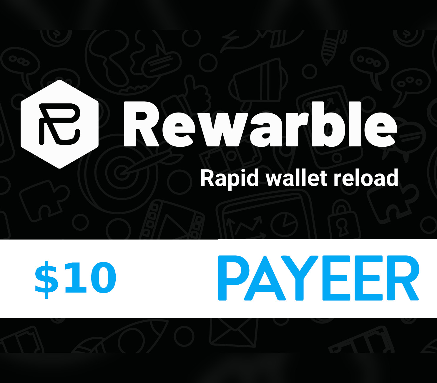 Rewarble Payeer $10 Gift Card cover art