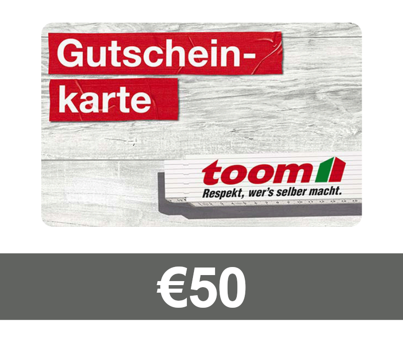 TOOM Baumarkt €50 Gift Card DE cover art