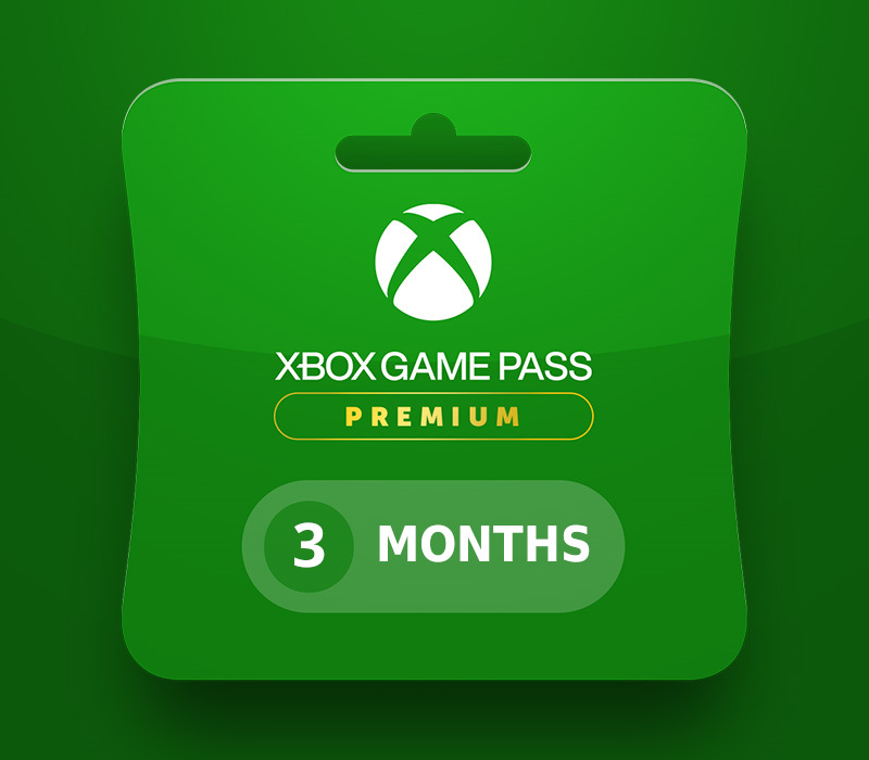 XBOX Game Pass Premium - 3 Month Subscription Card cover art