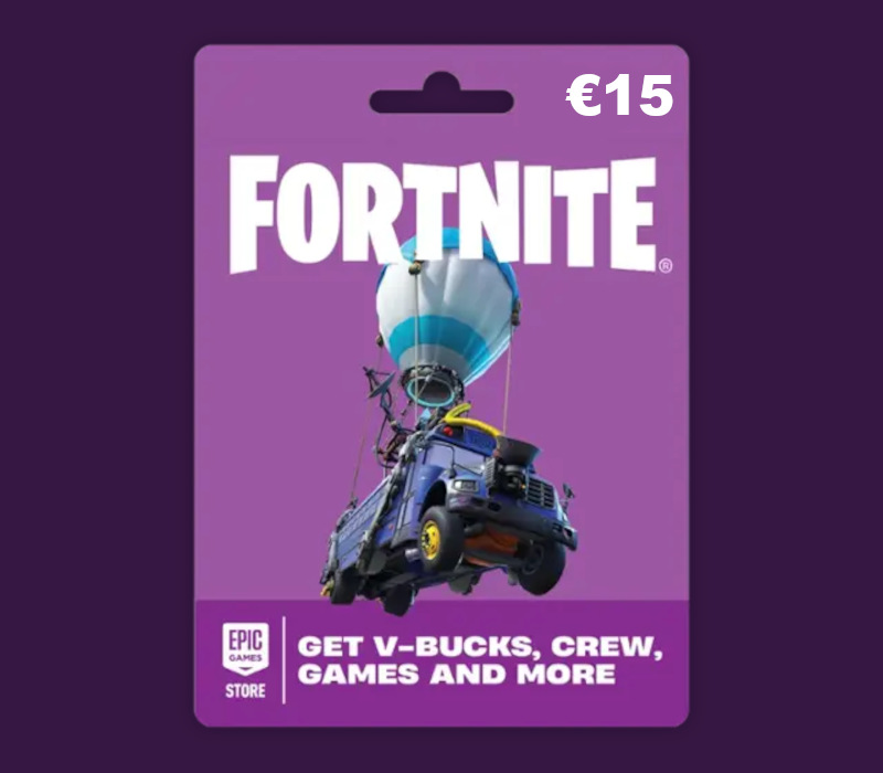 Fortnite EUR 15 PC Epic Games Gift Card FR cover art