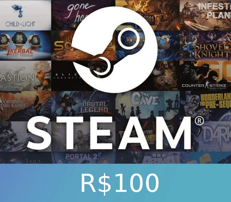 Steam Gift Card 100 BRL cover art