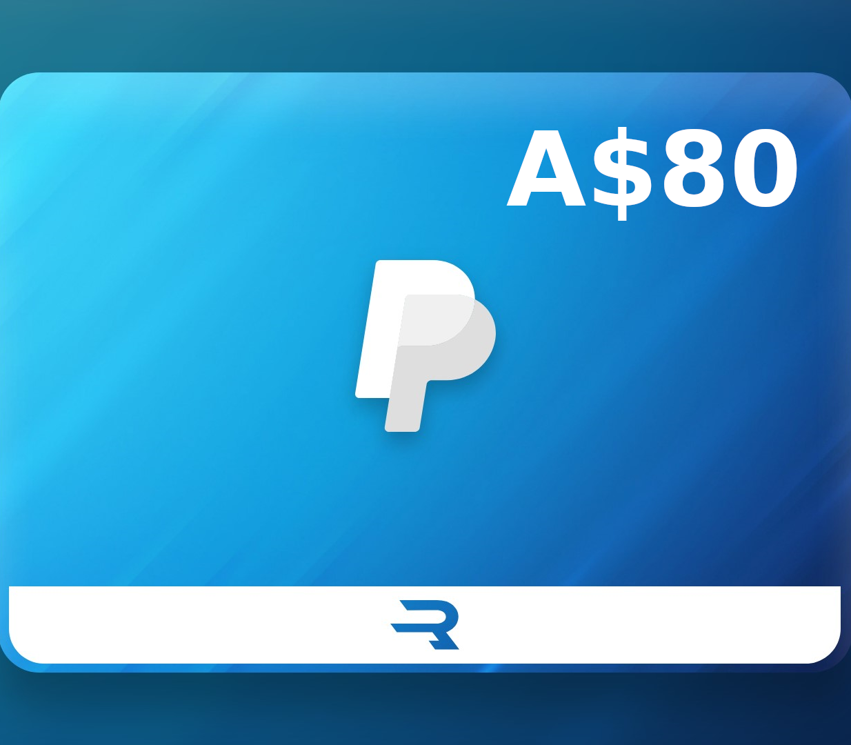 Rewarble PayPal A$80 Gift Card cover art