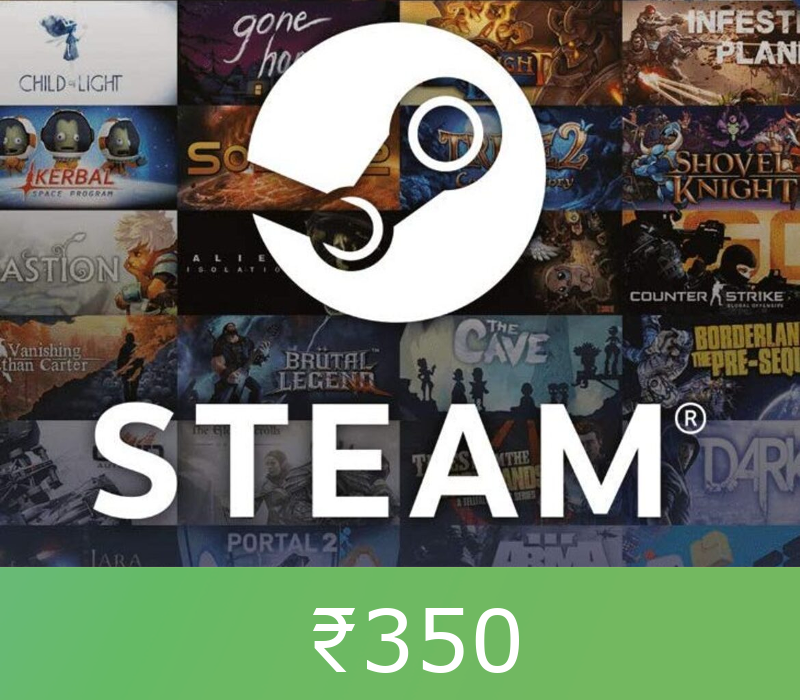Steam Gift Card ₹350 INR cover art