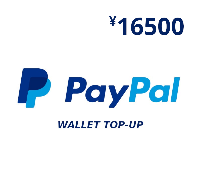 PayPal Wallet JPY 16500 Top Up cover art