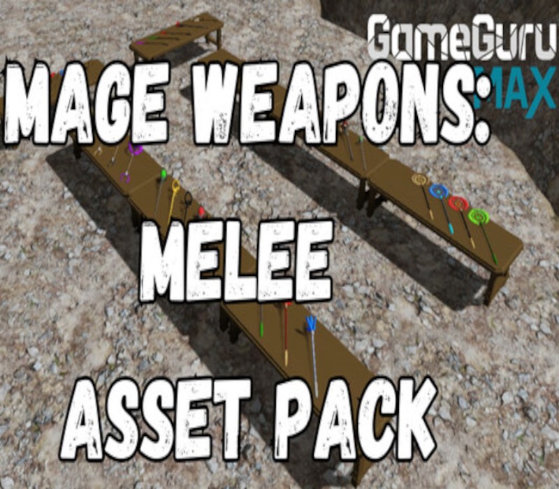 GameGuru MAX - Low Poly Asset Pack - Mage Weapons: Melee DLC cover art