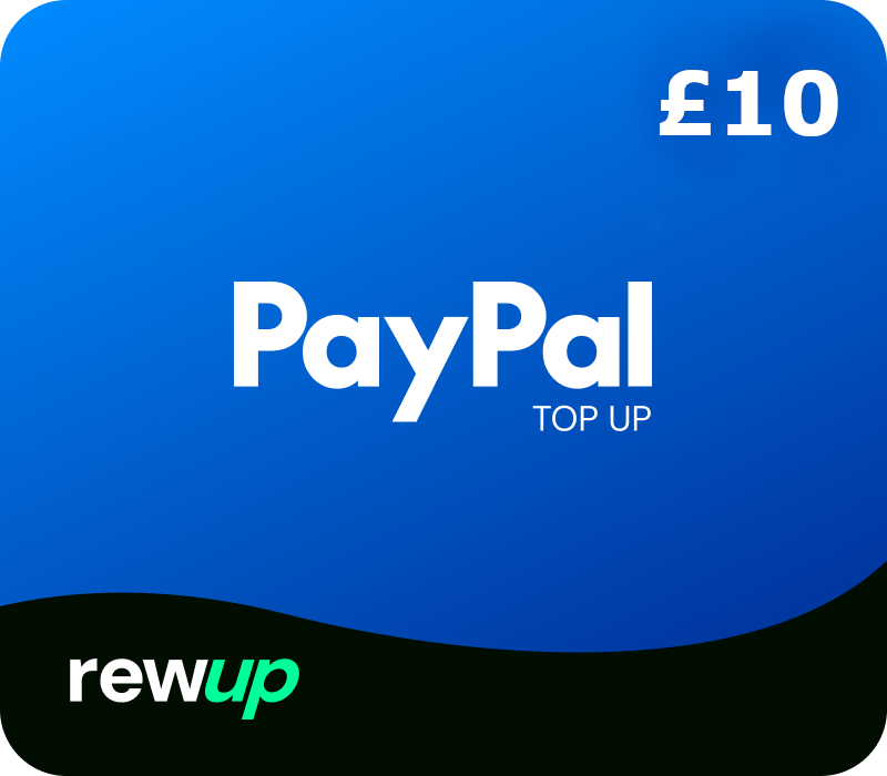 RewUp PayPal GBP 10 Gift Card cover art