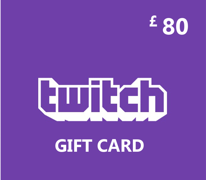 Twitch GBP 80 Gift Card cover art