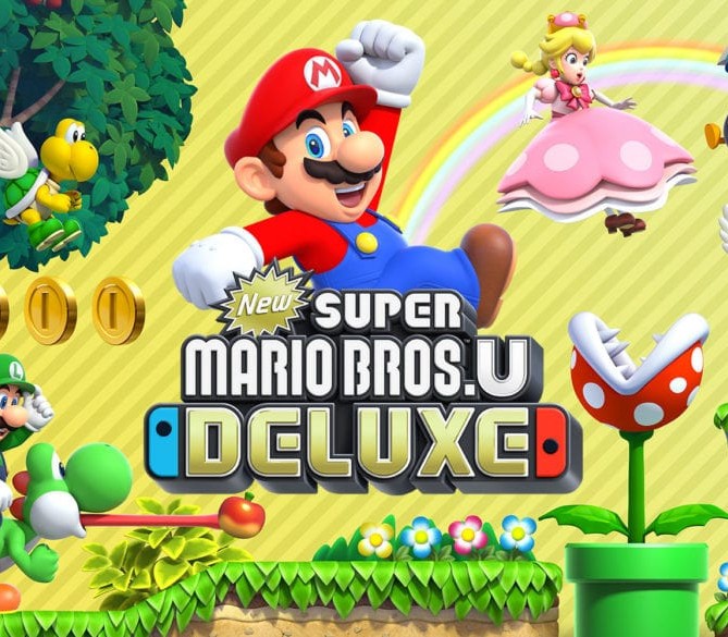 New Super Mario Bros U Deluxe Nintendo Switch Access cover art