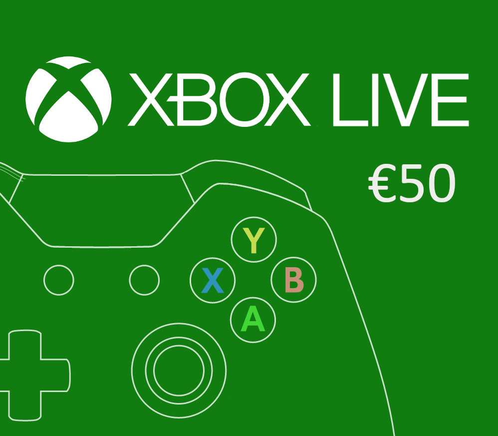 XBOX Live €50 Prepaid Card ES cover art