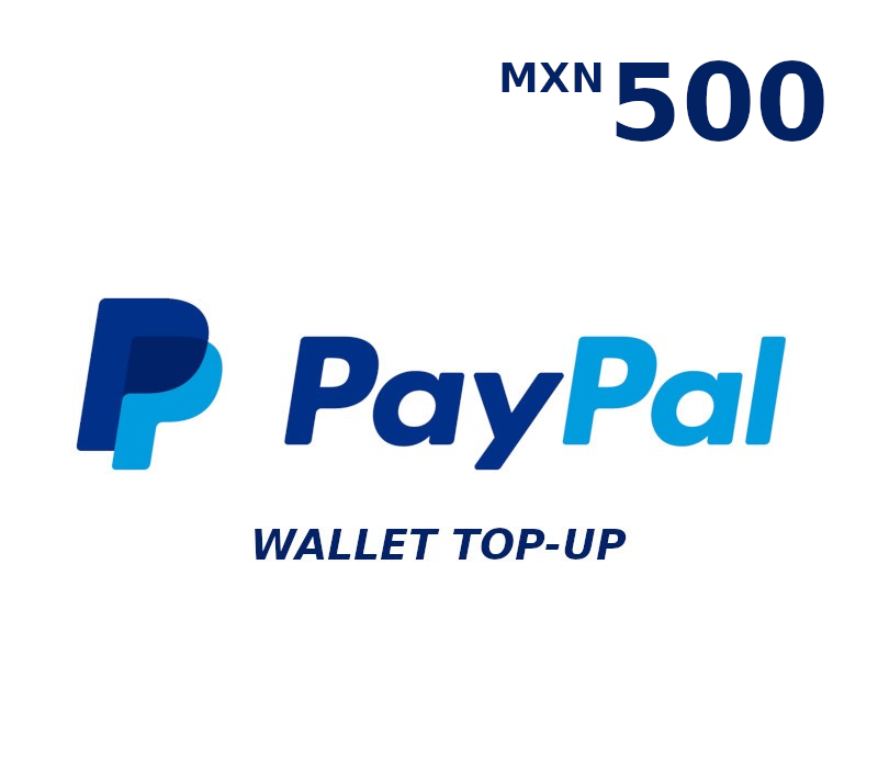 PayPal Wallet MXN 500 Top Up cover art
