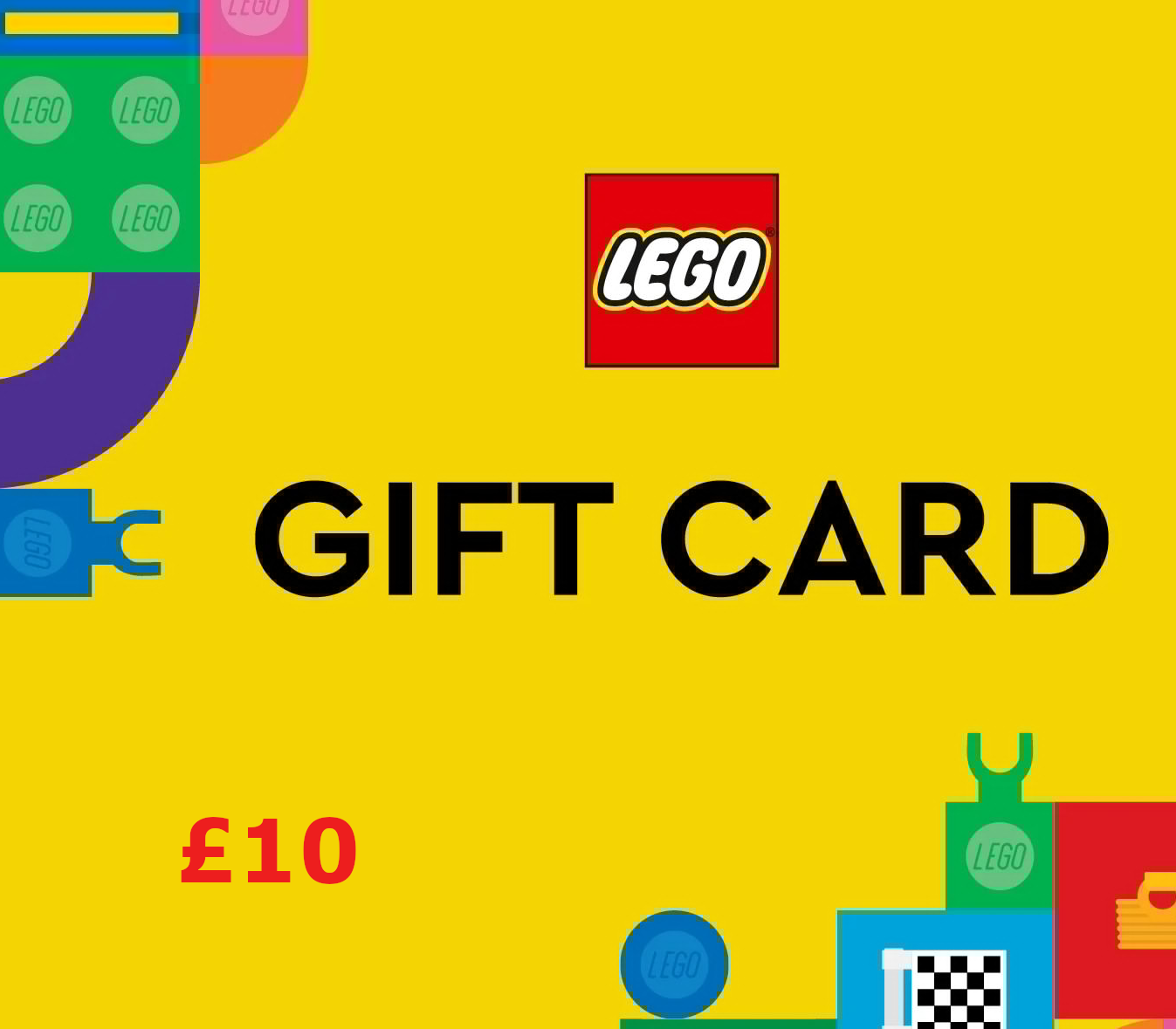 Lego £10 Gift Card cover art