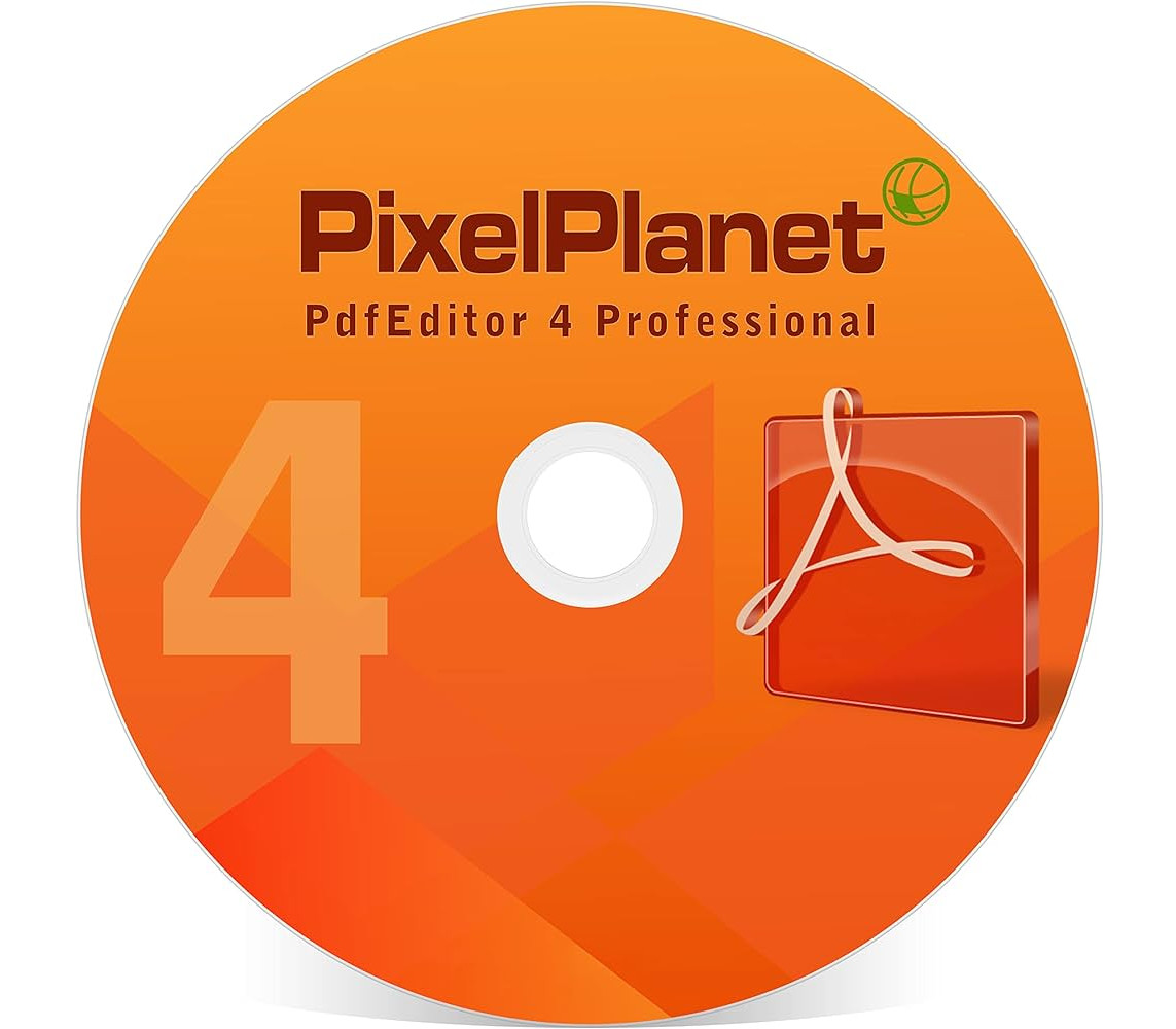 PixelPlanet PdfEditor 4 Professional PC (Lifetime / 2 PCs) cover art