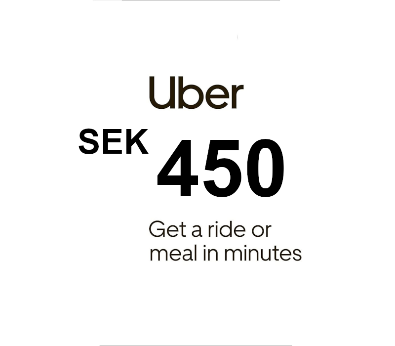 Uber SEK 450 Gift Card SE cover art