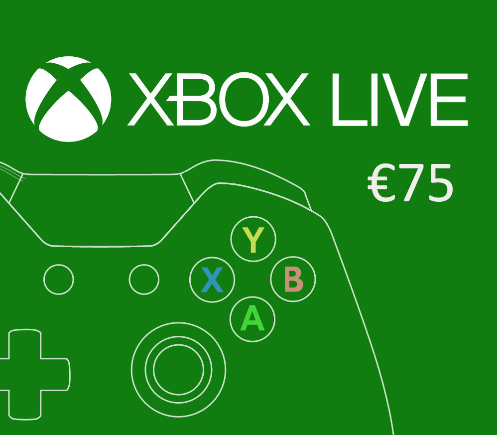 XBOX Live €75 Prepaid Card BE cover art