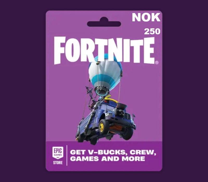 Fortnite NOK 250 PC Epic Games Gift Card NO cover art