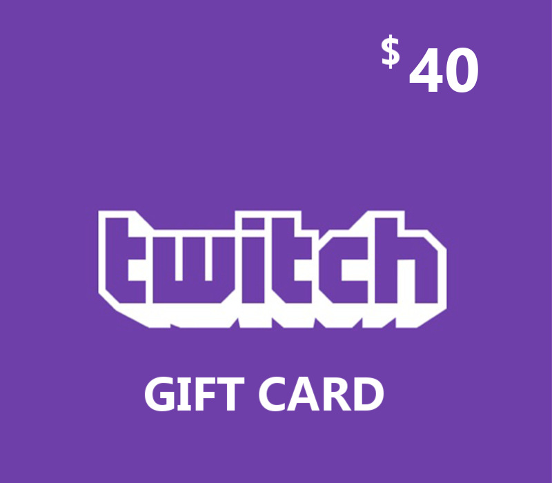 Twitch USD 40 Gift Card cover art