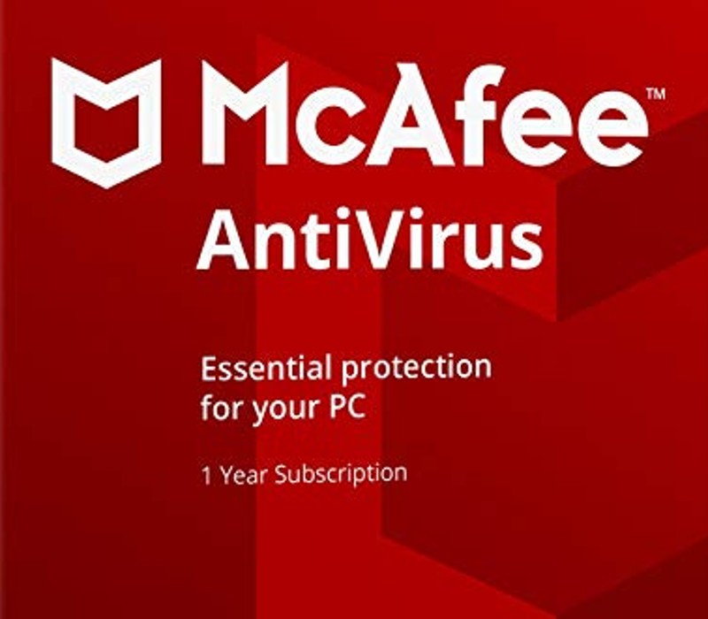 McAfee AntiVirus 2023 (3 Years / 1 PC) cover art