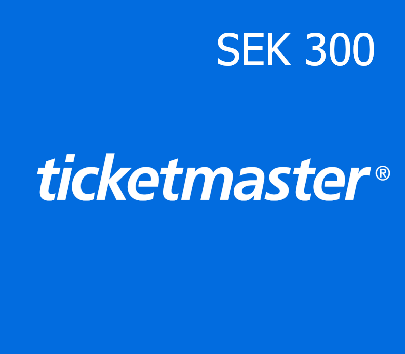 Ticketmaster 300 SEK Gift Card SE cover art