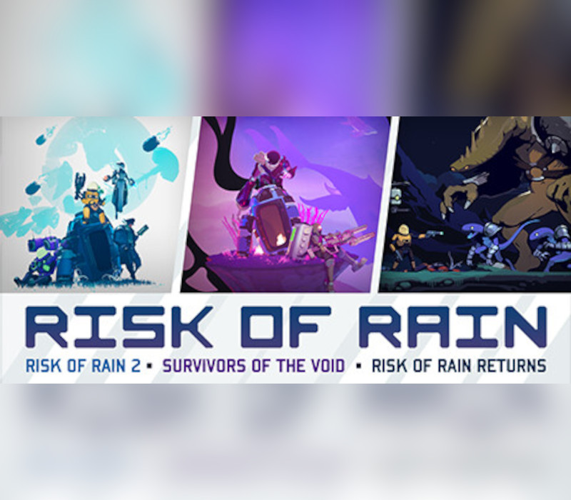 Risk of Rain 2 + Survivors of the Void DLC + Risk of Rain Returns cover art