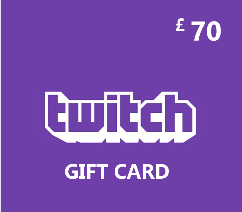 Twitch GBP 70 Gift Card cover art