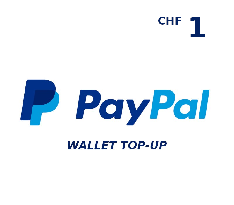 PayPal Wallet CHF 1 Top Up cover art