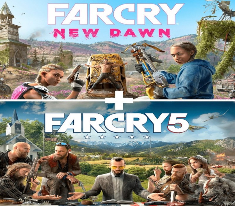 Far Cry 5 + Far Cry New Dawn Deluxe Edition Bundle cover art