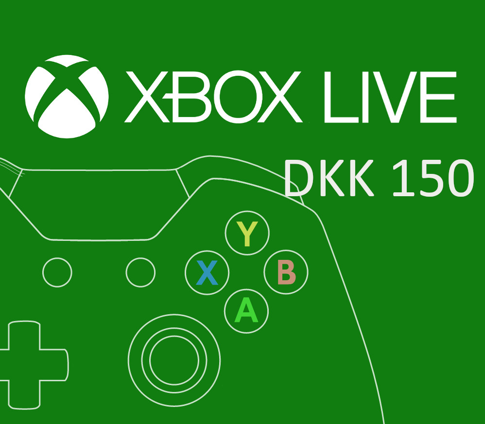 XBOX Live 150 DKK Prepaid Card DK cover art