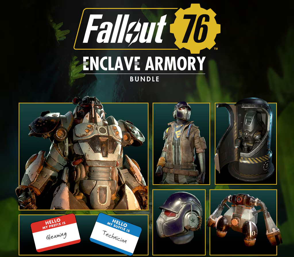 Fallout 76 - Enclave Armory Bundle DLC cover art