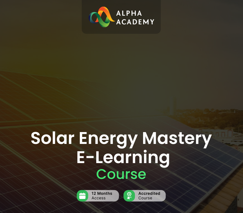 Solar Energy Mastery Course Alpha Academy cover art