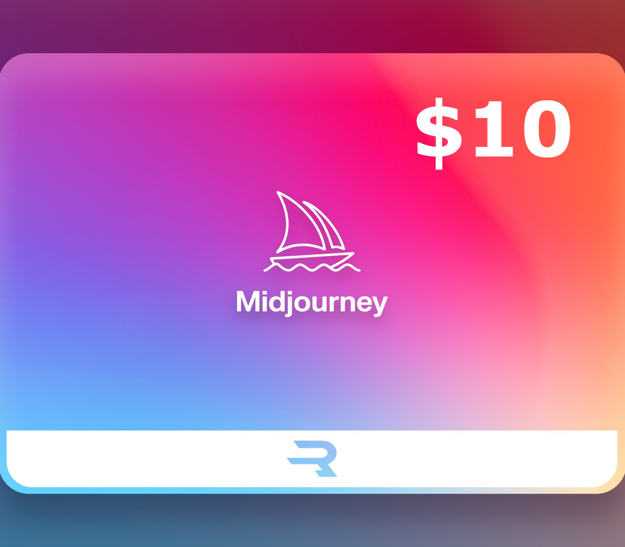 Rewarble Midjourney USD 10 Gift Card cover art