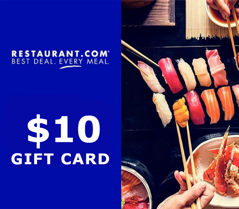 Restaurant.com $10 eGift Card cover art