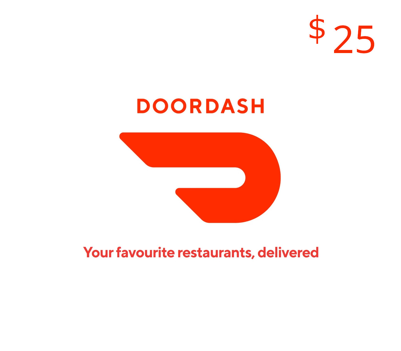 DoorDash $25 Gift Card cover art