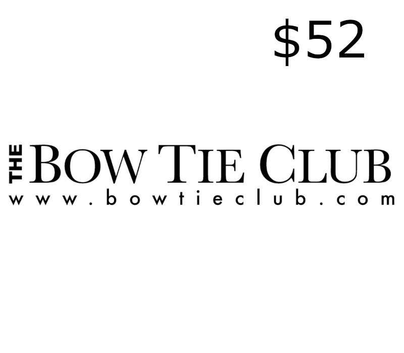 The Bow Tie Club 52$ Gift Card cover art