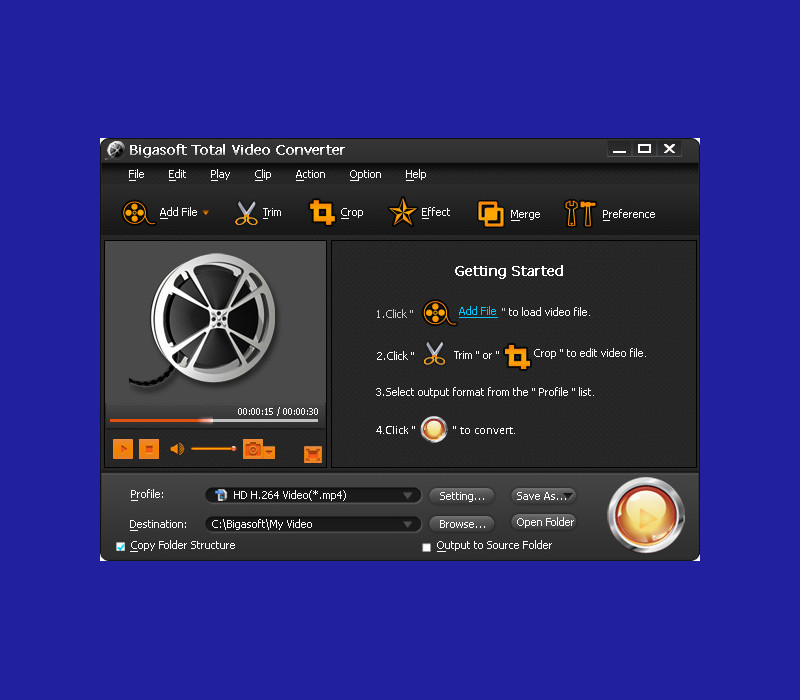 Bigasoft Total Video Converter cover art