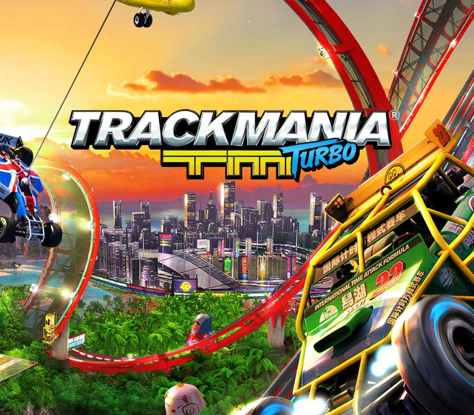 Trackmania Turbo EN cover art
