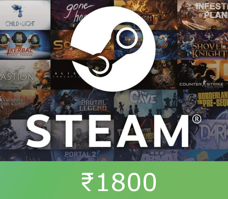 Steam Gift Card ₹1800 INR cover art