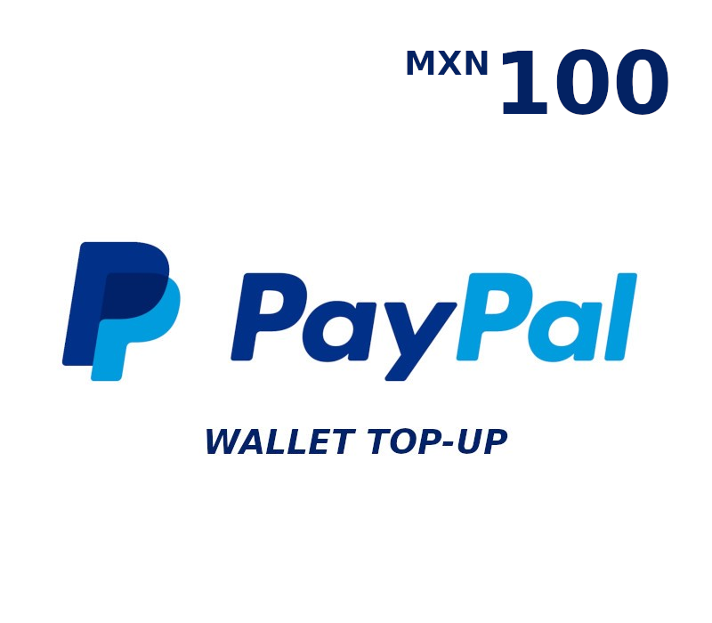 PayPal Wallet MXN 100 Top Up cover art
